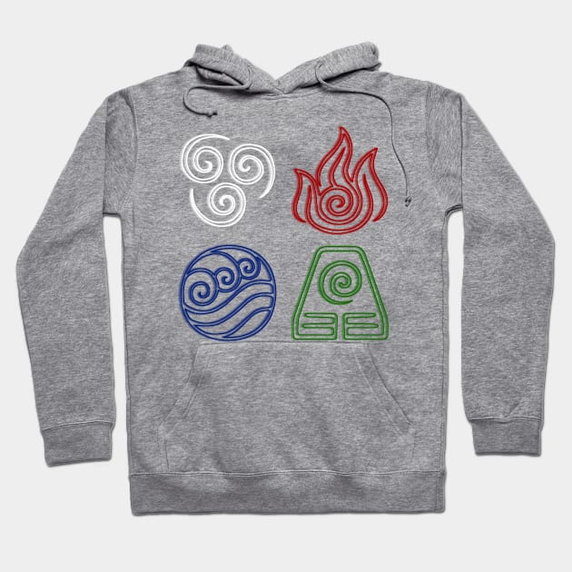 Four Elements Hoodie by Colossal